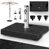 tillvex® Pied de parasol en granit avec poignée de Voir les images du produit 1