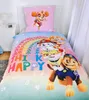 A child's bed with Paw Patrol themed bedding. Podgląd zdjęcia produktu