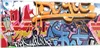 Bilder auf glas - Graffiti modern - 100x40cm - Glasbilder - Produktbild-Vorschau 1