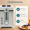 HOMCOM Wasserkocher Toaster Set, 2200 W, 1,7 L Produktbild-Vorschau 8
