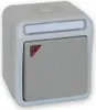 Glohouse AP/FR Taster, beleuchtet, grau/hellgrau, IP54 Produktbild-Vorschau 1