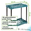 TTL GARDEN Gartengeräte Ständer 61x58x31cm Gerätehalter Produktbild-Vorschau 2