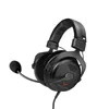 A black gaming headset with a microphone is shown against a white background. Produktbild-Vorschau