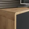 Étagère murale NIKET – chêne taurus / noir Voir les images du produit 7