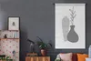 MuchoWow® Wandteppich Wandbehang Zeichnung - Pflanze - Produktbild-Vorschau 5