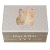 Mr. & Mrs. Panda Kiste Bären Schwestern 22 x 15 cm - Grau Produktbild-Vorschau 3