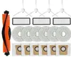 A collection of cleaning accessories for a robot vacuum cleaner, including brushes, filters, and mop pads. Anteprima dell’immagine prodotto