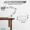 Lumeno LED Lupenleuchte Serie 8213/8215 mit regulierbarer Produktbild-Vorschau 3
