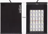 Two views of a black LED lamp for a terrarium, with dimensions indicated. Anteprima dell’immagine prodotto