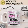 Karatesportlerin Geschenk Becher Tasse Gott Schuf Alle Produktbild-Vorschau 3