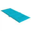 A single turquoise chaise lounge cushion is shown against a white background. Produktbild-Vorschau
