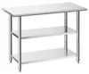 Table de travail VEVOR pour la restauration, 1219 x 610 x Voir les images du produit 1
