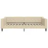 vidaXL Lit de jour extensible avec tiroirs Crème 100x200 cm Voir les images du produit 5