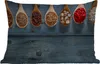 MuchoWow® Outdoor Kissen - Gewürze - Löffel - Holz - Küche Produktbild-Vorschau 1