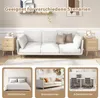 Nachttisch-Set aus Rattan, Boho-Stil, 2 Schubladen, Produktbild-Vorschau 3