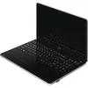 A black laptop with a silver trim, shown from a diagonal angle. Náhled obrázku produktu
