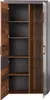 trendteam Wohnen Vitrine Indy Graphit Grau Matera-Old Wood Produktbild-Vorschau 3