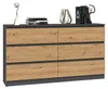Topeshop M6 140 ANT/ART KPL, Anthrazit, Eiche, 6 Produktbild-Vorschau 10