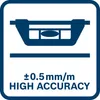 Niveau optique Niveau à bulle 25 cm, magnétique Voir les images du produit 5
