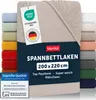 Blumtal Mikrofaser Spannbettlaken 200x220 cm – Produktbild-Vorschau 1