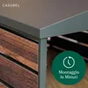 CASABEL Garage per robot tagliaerba in acciaio zincato nero Anteprima dell’immagine prodotto 6