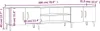 Mobile TV rovere Sonoma 180x31,5x40 cm Materiale in legno Anteprima dell’immagine prodotto 8