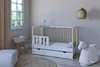 ZEE LUMI Bílá/Přírodní dětská postýlka 120×60 cm 2v1 se Náhled obrázku produktu 22