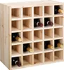 Casier à vin Zeller 25 bouteilles, pin, 52 x 25 x 52 cm, Voir les images du produit 3