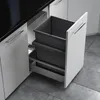 Hailo Triple XL 450 - poubelle encastrée 55 l gris foncé Voir les images du produit 2