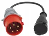 Adaptér Adelid 32/5P, 32A, 400V na 16A, 230V, gumový Náhľad obrázku produktu 3