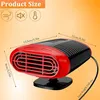 Autoheizung, Tragbar KFZ Heizlüfter, 12V 150W, Auto Heizung Produktbild-Vorschau 5