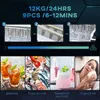HOMCOM Machine à glaçons 12kg en 24h, Machine Glacon Voir les images du produit 3