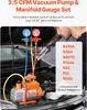sada jednostupňové vývěvy a manometru pro HVAC 3,5CFM Sada Náhled obrázku produktu 2
