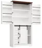 Armoire haute pour cuisine et salon, 180 x 80 cm, avec Voir les images du produit 14