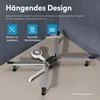 A shower tray support system with adjustable feet, shown in a corner of a bathroom. Produktbild-Vorschau