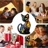Katzen Lampe, Katzenlampe Mosaik, Nachttischlampe, USB Produktbild-Vorschau 8