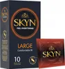 A box of SKYN Large Non-Latex Condoms and one individual condom packet. Náhľad obrázku produktu