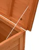 vidaXL Záhradná truhlica hnedá 150x50x56,5 cm Masívne Náhľad obrázku produktu 6