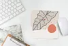 MuchoWow® Mauspad Mousepad Sommer - Orange - Blatt 20x20 cm Produktbild-Vorschau 5