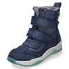 Bisgaard Kinder Winterstiefel Blau Leder Textil wasserfest Produktbild-Vorschau 2