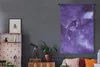 MuchoWow® Wandteppich Wandbehang Narwal - Weltraum - Farben Produktbild-Vorschau 5
