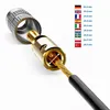 deleyCON Bananenstecker Set vergoldet, schraubbar, 10 Stück Produktbild-Vorschau 3