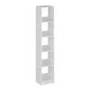 KOMTO Bücherregal Weiß – Schmales Regal 30 cm Breit, 5 Produktbild-Vorschau 1