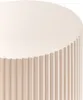BELIANI Beistelltisch cremeweiß MDF geriffeltes Design Fuß Produktbild-Vorschau 4