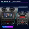 Autoradio mit Rückfahrkamera für Audi A3 8P 2003-2012 Produktbild-Vorschau 2