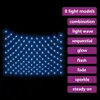 vidaXL LED-Lichternetz Blau 3x3 m 306 LEDs Indoor Outdoor Produktbild-Vorschau 14