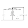 Schneider Sonnenschirm Sevilla rot Ø 270 cm Produktbild-Vorschau 9