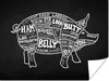 MuchoWow® Poster Schwein - Küche - Fleisch 160x120 cm - Produktbild-Vorschau 1
