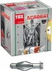 A product box for TOX Acrobat M8/68 KT metal hollow wall anchors, with a single anchor shown below the box. Náhled obrázku produktu