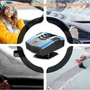 A collage showing a car heater in use in different winter driving scenarios. Produktbild-Vorschau